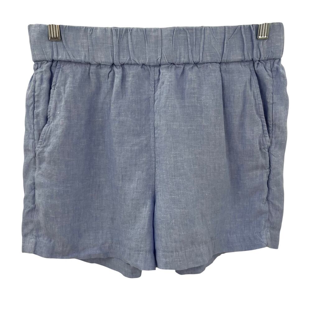 J. Crew 2026 Tropez Short Linen French Blue CA384 S - Picture 4 of 8